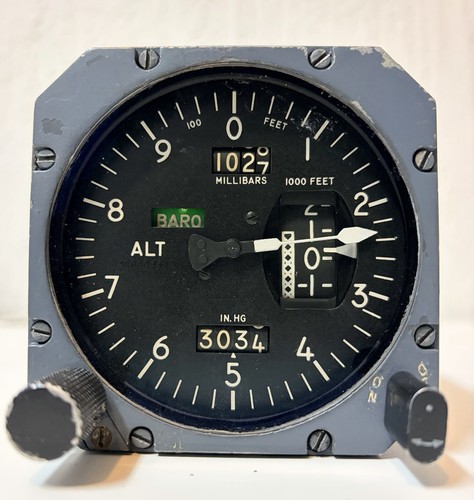 Aircraft altimeter kollsman - aircraft,