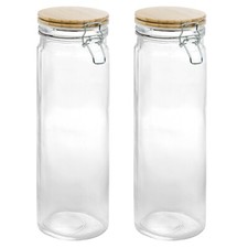 1.9L Tall Spaghetti Glass