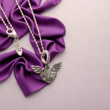 Heart With Wings Necklace