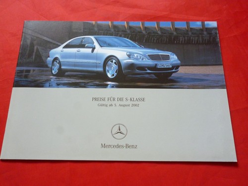 2002 mercedes w220 class - 2002, s-class