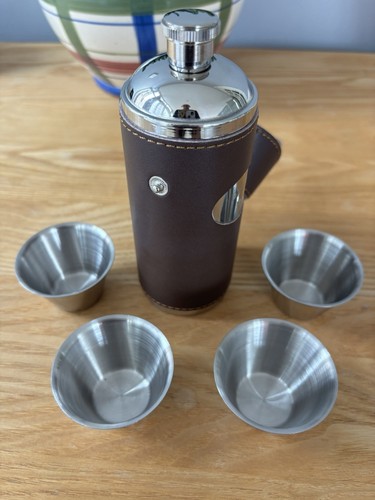 Hip flask stainless steel - stainless,