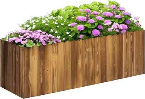 Wooden raised garden planter - wooden,