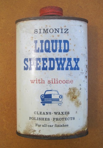 Vintage simoniz car wax can - simoniz,