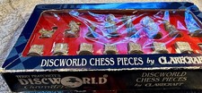 Clarecraft DWCPWT Pewter Chess Set in Original Box. Terry Pratchett Discworld