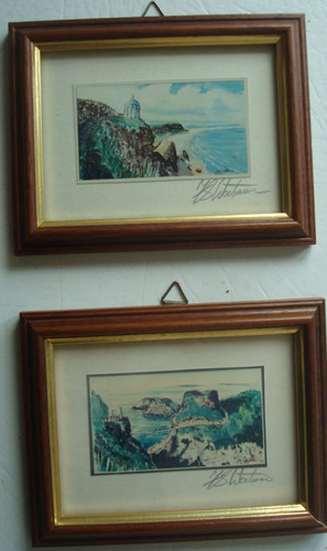 Signed miniature prints - signed,