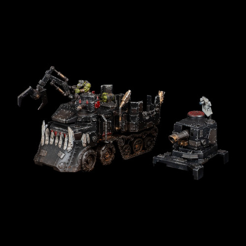 Well painted ork battlewagon - painted,