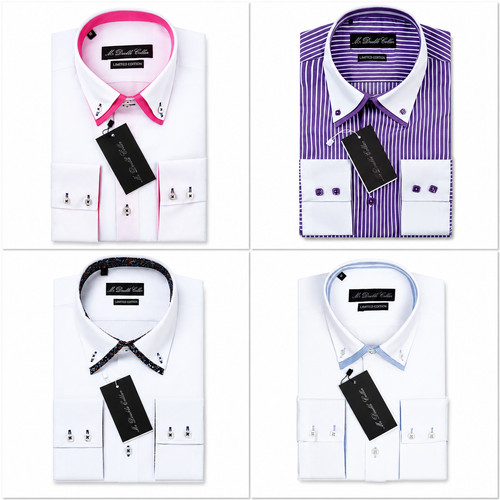 Men double collar shirt - men’s,