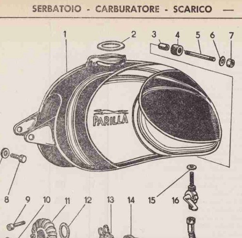 Fauno motorcycle tank - 98,