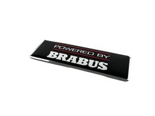 Powered by Brabus Emblem Logo Self-adhesive Sticker Mercedes Original Black