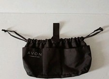 Avon Black Drawstring Cosmetic