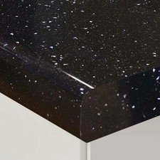 Black sparkle 600mm x - black, 1m
