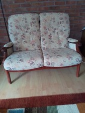 Two Seater Cottage Style Sofa Settee In Autumn Colours Good Condition Collect