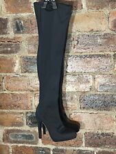 RIVER ISLAND BLACK FABRIC OVER