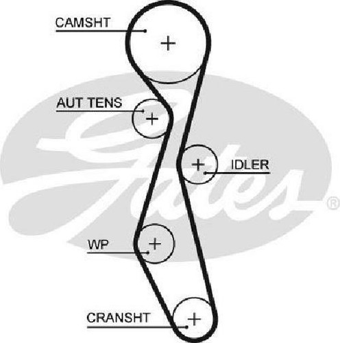 Genuine gates timing belt - genuine,