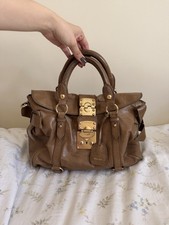 Rare Miu Miu Beige Leather