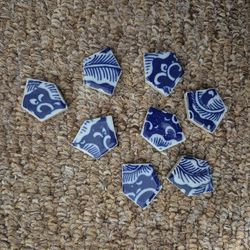 Blue mediterranean smashed - blue,