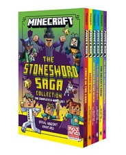 Minecraft Stonesword Saga Series 6 Books Collection Set Crack in the Code