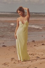 New Zara Gorgeous Yellow Satin