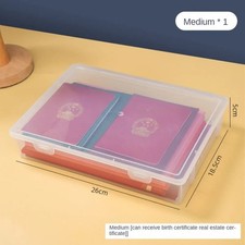 Clear document organizer - clear,