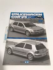 Tamiya 58206 Volkswagen Golf V5 Radio Control instruction Manual