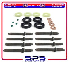 Injector Seals Protectors Copper Washers Ring Studs For Citroen Peugeot 1.6 Hdi