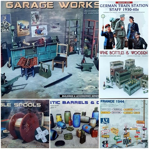 Miniart figures buildings - figures,