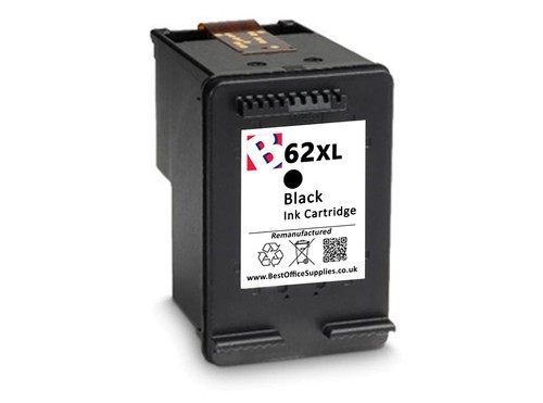 Refilled 62xl black ink fits - refilled,