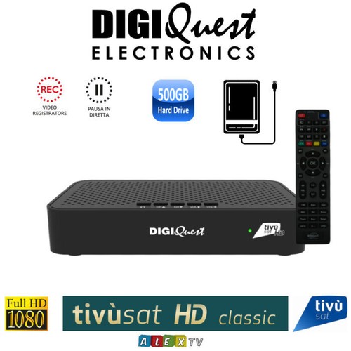 Tivusat digiquest q30 usb - tivusat, hd