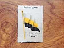 1938 Kensitas Cigarette Silk, British Empire, State of Perak . Free UK P&P