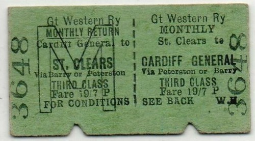 Great western railway ticket - great,