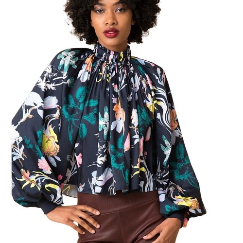 Tibi gothic edwardian floral - edwardian,