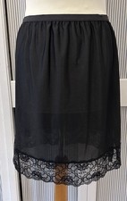 Vintage Half slip Black With