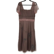 Nataya Dusty Rose Mesh Midi