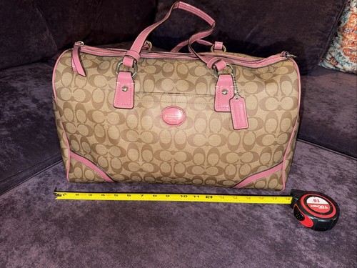 Vintage signature coach canvas - coach,