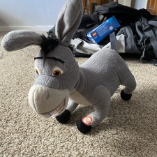 Shrek The Third Donkey - Plush Gosh Dreamworks 2007 Teddy