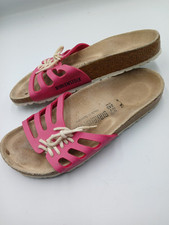 Birkenstock Novato Size 4.5 / 37 Pink Sandals Narrow Fit 