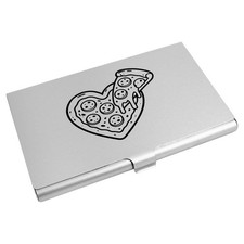 'Heart Pizza' Business Card Holder / Credit Card Wallet (CH00049421)