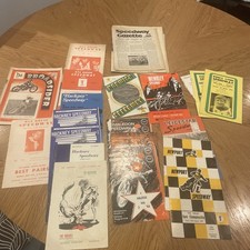 Vintage Speedway Programmes