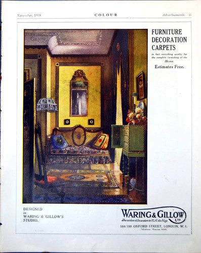 Old print designed - waring, &