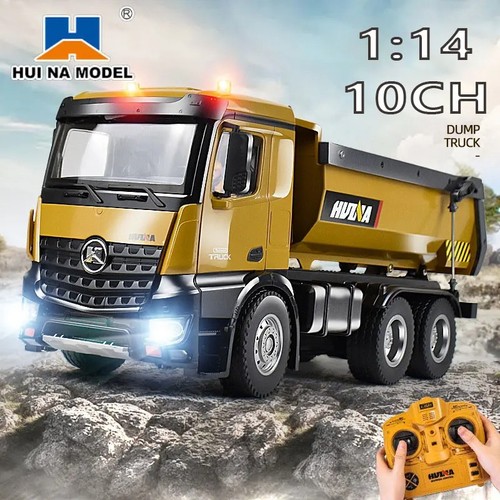 Truck huina 1573 - truck, metal