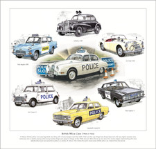 British police cars 1950s - british, &