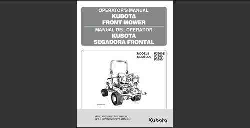 Kubota front mower models - kubota,