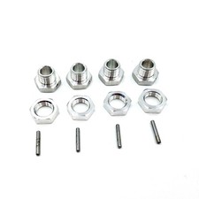 Genuine HoBao Hyper 7 TQ2 Set of 4 wheel hubs with nuts & pins. 17mm Hex Kyosho