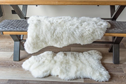 Sheepskin rug lamb wool very - sheepskin,