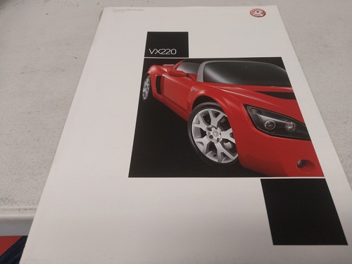 2003 vauxhall vx220 original - vauxhall,