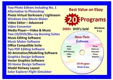 Video Editing & Movie Maker Software Part of 20 PROGRAM MEGA BUNDLE Windows DVD