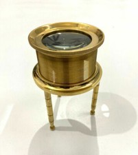 Vintage brass magnifying - 3",