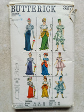 Vintage Butterick Sewing Pattern 3273 CORSELET PANTALOONS BUSTLE DRESS COSTUME 
