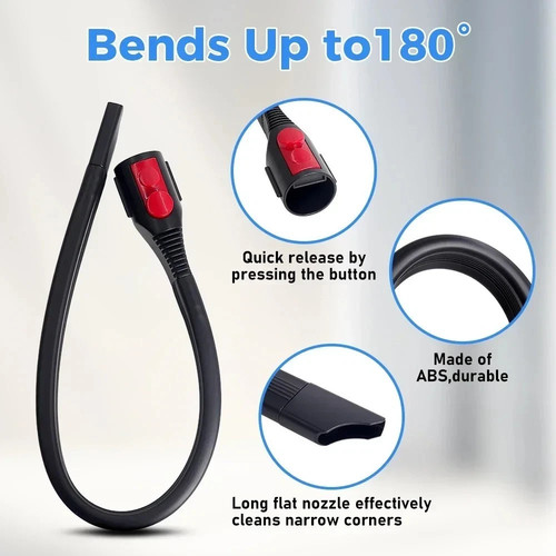 Flexible crevice tool for - crevice,