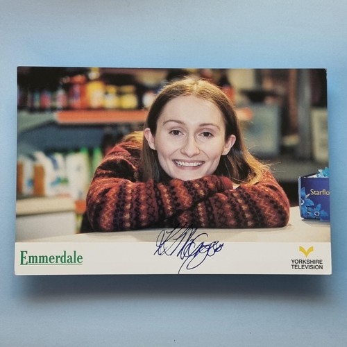 Emmerdale cast card c1995 - emmerdale,